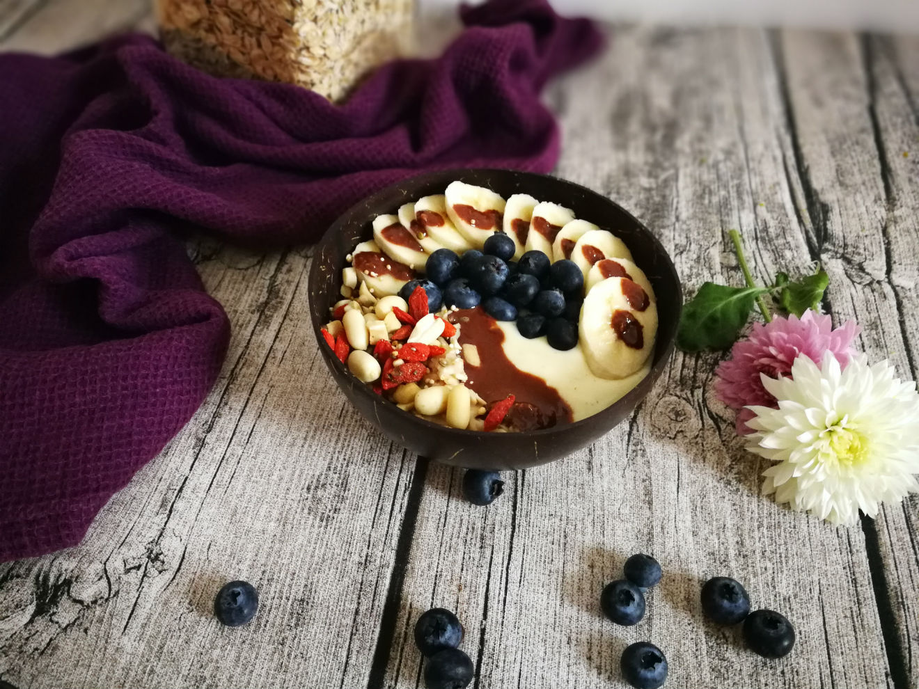 Porridge aux fruits rouges